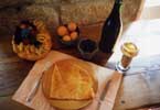 Crêpes servies dans l'une des nombreuses crêperies de la région 